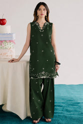 WINTER-2PIECE DHANAK EMBROIDERED SHIRT WITH DHANAK EMB TROUSER-15065
