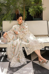 SUMMER- 3PC LAWN EMBROIDERED WITH CHIFFON EMBROIDERED DUPATTA -3586