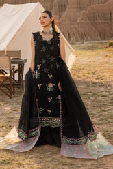 SUMMER-3PC LAWN EMBROIDERED SHIRT WITH KHADDI NET EMBROIDERED DUPATTA AND TROUSER-4661
