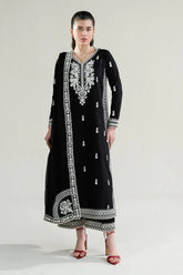 SUMMER-3PC LAWN EMBROIDERED SHIRT WITH KHADDI NET EMBROIDERED DUPATTA AND TROUSER-4778
