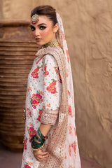 WINTER-3PC SHAMOZE SILK PRINTED EMB SHIRT WITH SOFT SILK PRINTED EMB DUPATTA & EMB TROUSER-1707