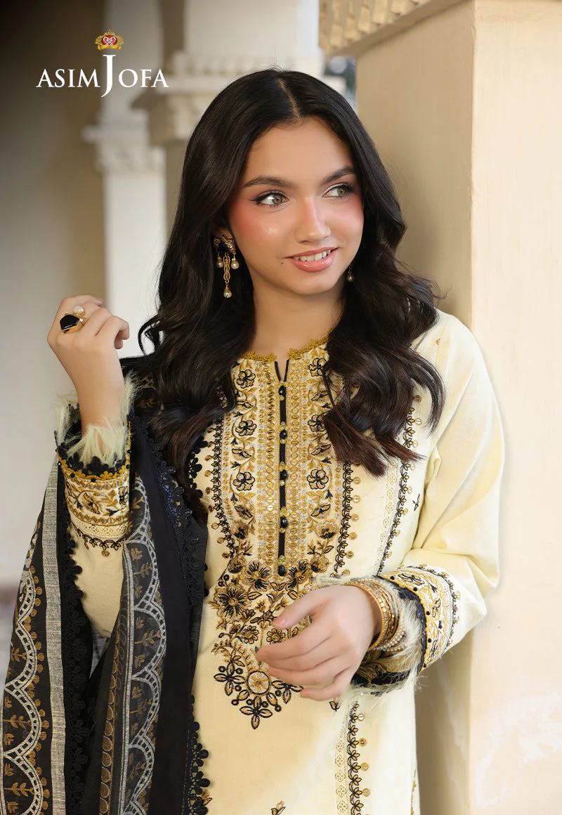 SUMMER- 3PC LAWN EMBROIDERED SHIRT WITH MONARK PRINTED DUPATTA AND TROUSER -3728