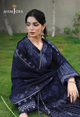 BrandsInn-3PC DHANAK EMBROIDERED SHIRT WITH DHANAK EMBROIDERED SHAWL AND EMB TROUSER-5183
