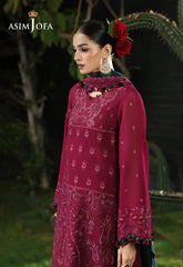 WINTER-3PC KARANDI EMBROIDERED SHIRT WITH KARANDI EMB SHAWL AND TROUSER-5235