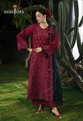 WINTER-3PC KARANDI EMBROIDERED SHIRT WITH KARANDI EMB SHAWL AND TROUSER-5235