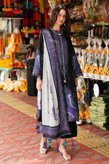 WINTER-3PC KHADDAR PRINTED SHIRT WITH KHADDAR PRINTED DUPATTA AND PRINT TROUSER-2667
