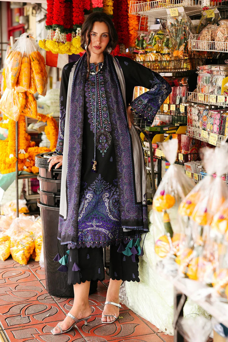 WINTER-3PC KHADDAR PRINTED SHIRT WITH KHADDAR PRINTED DUPATTA AND PRINT TROUSER-2667