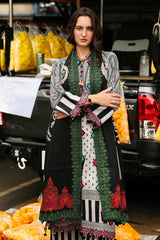 WINTER-3PC KHADDAR PRINTED SHIRT WITH KHADDAR PRINTED DUPATTA AND PRINT TROUSER-2652