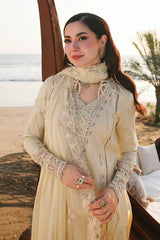 WINTER-3PC DHANAK EMBROIDERED SHIRT WITH DHANAK EMBROIDERED SHAWL AND TROUSER-5094