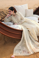 WINTER-3PC DHANAK EMBROIDERED SHIRT WITH DHANAK EMBROIDERED SHAWL AND TROUSER-5094