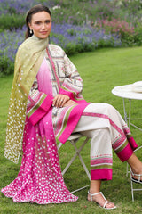 WINTER-3PC KHADDAR PRINTED SHIRT WITH KHADDAR PRINTED DUPATTA AND PRINTED TROUSER-2625