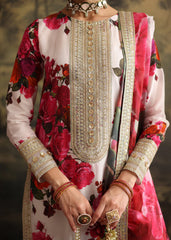 WINTER-3PC SHAMOZE SILK PRINTED EMBROIDERED SHIRT WITH SOFT SILK PRINTED EMB DUPATTA & EMB TROUSER-1722