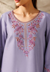 SUMMER-2PC LAWN EMBROIDERED SHIRT WITH TROUSER-277