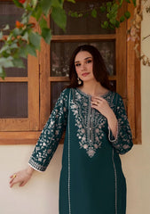 SUMMER-2PC LAWN SEQUIN EMBROIDERED SHIRT WITH TROUSER-65