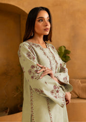 SUMMER-2PC LAWN EMBROIDERED SHIRT WITH TROUSER-1127