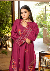 SUMMER-2PC LAWN EMBROIDERED SHIRT WITH TROUSER-1136