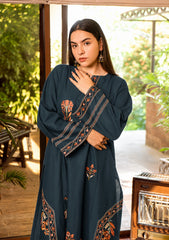 SUMMER-2PC LAWN EMBROIDERED SHIRT WITH TROUSER-1141