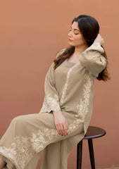 SUMMER-2PC LAWN EMBROIDERED SHIRT WITH TROUSER-1145