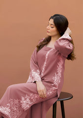 SUMMER-2PC LAWN EMBROIDERED SHIRT WITH TROUSER-1150