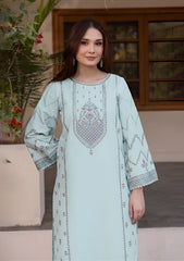 SUMMER-2PC LAWN EMBROIDERED SHIRT WITH TROUSER-142