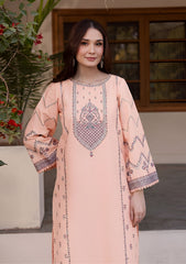 SUMMER-2PC LAWN EMBROIDERED SHIRT WITH TROUSER-140