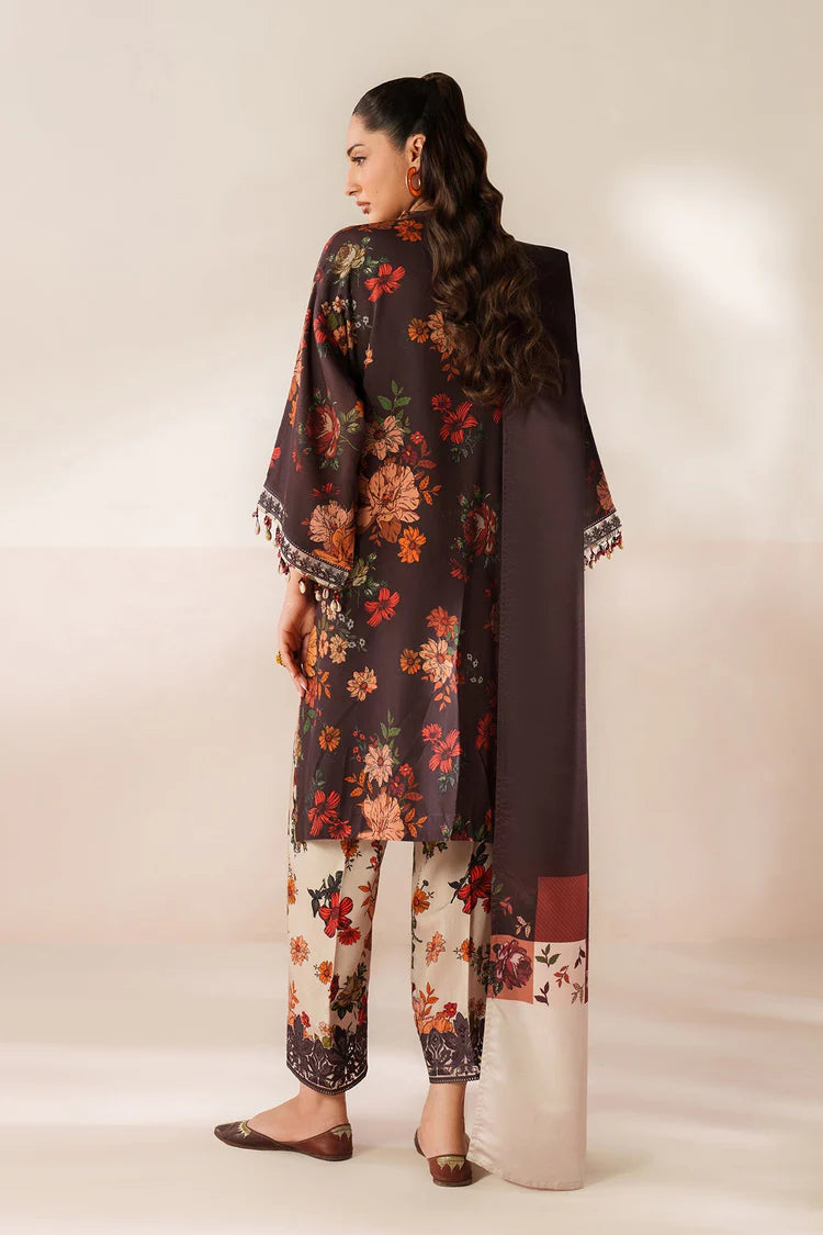 WINTER-3PC VISCOSE PRINTED SHIRT WITH VISCOSE PRINTED DUPATTA AND TROUSER-2634