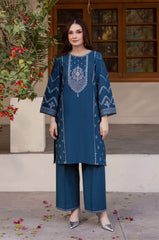 SUMMER-2PC LAWN EMBROIDERED SHIRT WITH TROUSER-280