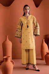 SUMMER-2PC LAWN EMBROIDERED SHIRT WITH TROUSER-1022