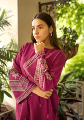 SUMMER-2PC LAWN EMBROIDERED SHIRT WITH TROUSER-303