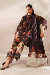 WINTER-3PC VISCOSE PRINTED SHIRT WITH VISCOSE PRINTED DUPATTA AND TROUSER-2634