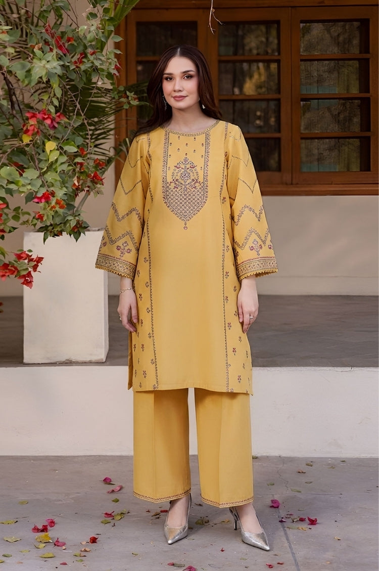 SUMMER-2PC LAWN EMBROIDERED SHIRT WITH TROUSER-248