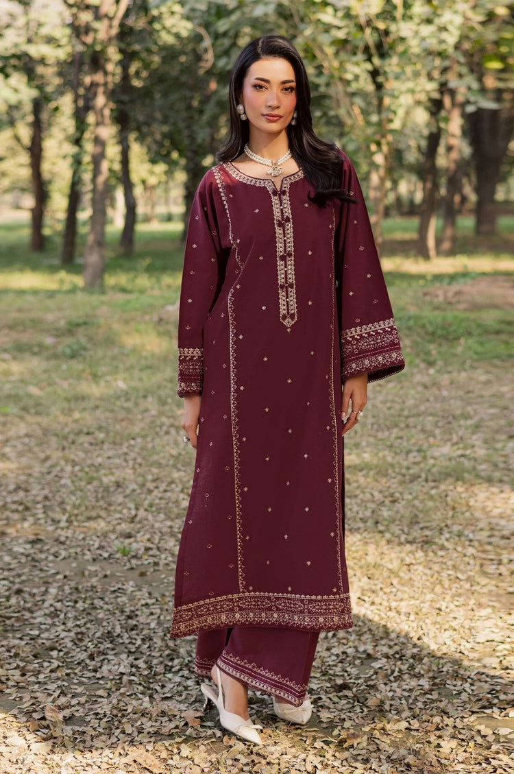 SUMMER-2PC LAWN EMBROIDERED SHIRT WITH TROUSER-168