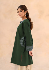 WINTER-2PIECE DHANAK EMBROIDERED SHIRT WITH DHANAK EMB TROUSER-15096