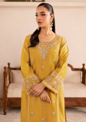 WINTER-2PIECE DHANAK EMBROIDERED SHIRT WITH DHANAK EMB TROUSER-15056