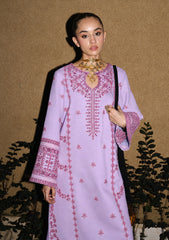 WINTER-2PIECE DHANAK EMBROIDERED SHIRT WITH DHANAK EMB TROUSER-15101