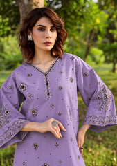 WINTER-2PIECE DHANAK EMBROIDERED SHIRT WITH DHANAK EMB TROUSER-15125