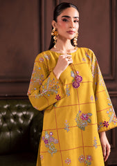 WINTER-2PIECE DHANAK EMBROIDERED SHIRT WITH DHANAK EMB TROUSER-15130