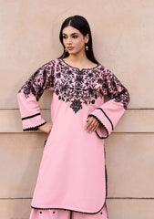 WINTER-2PIECE DHANAK EMBROIDERED SHIRT WITH DHANAK EMB TROUSER-15124