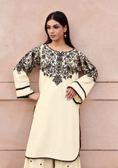 WINTER-2PIECE DHANAK EMBROIDERED SHIRT WITH DHANAK EMB TROUSER-15123