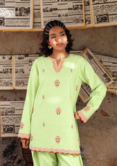 WINTER-2PIECE DHANAK EMBROIDERED SHIRT WITH DHANAK EMB TROUSER-15149