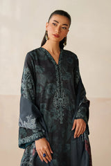 WINTER-3PC VISCOSE PRINTED EMB SHIRT WITH VISCOSE PRINTED DUPATTA AND TROUSER-2631
