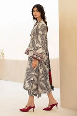 WINTER-3PC KARANDI PRINTED SHIRT WITH KARANDI PRINTED DUPATTA AND TROUSER-2577