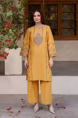 SUMMER-2PC LAWN EMBROIDERED SHIRT WITH TROUSER-145
