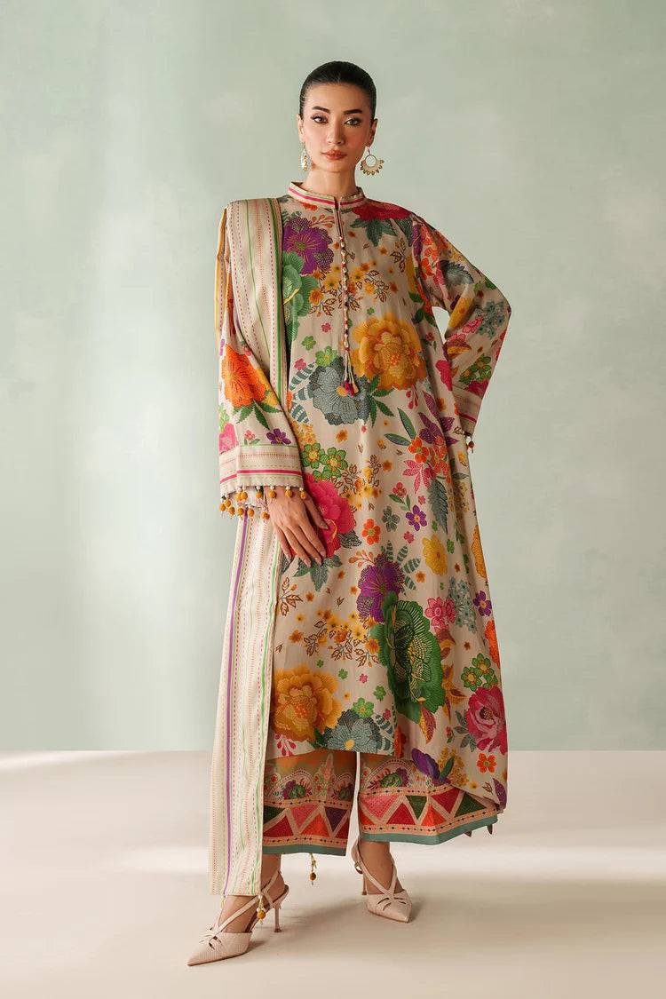 WINTER-3PC VISCOSE PRINTED SHIRT WITH VISCOSE PRINTED DUPATTA AND TROUSER-2636