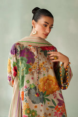 WINTER-3PC VISCOSE PRINTED SHIRT WITH VISCOSE PRINTED DUPATTA AND TROUSER-2636