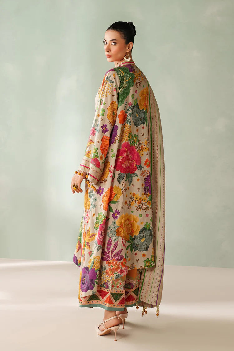 WINTER-3PC VISCOSE PRINTED SHIRT WITH VISCOSE PRINTED DUPATTA AND TROUSER-2636
