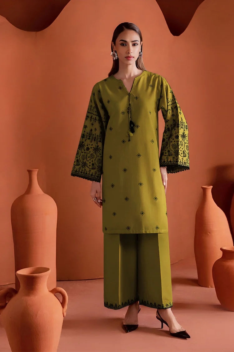 SUMMER-2PC LAWN EMBROIDERED SHIRT WITH TROUSER-72