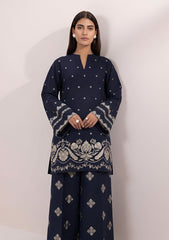 SUMMER-2PC LAWN EMBROIDERED SHIRT WITH EMBROIDERED LAWN TROUSER-288