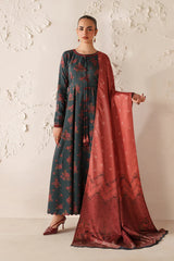 WINTER-3PC VISCOSE PRINTED SHIRT WITH VISCOSE PRINTED DUPATTA AND TROUSER-2640