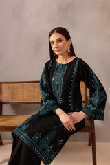 SUMMER-2PC SEQUIN LAWN EMBROIDERED SHIRT WITH SEQUIN LAWN EMBROIDERED TROUSER-3462